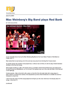 Max Weinberg's Big Band plays Red Bank