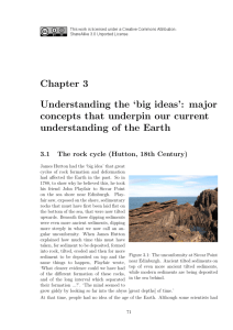Chapter 3 Understanding the 'big ideas': major concepts that