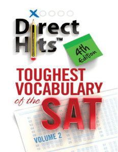 Direct Hits Toughest Vocabulary of the SAT 4th Edition