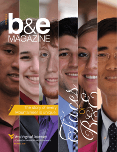 B&E Magazine - WVU College of Business and Economics