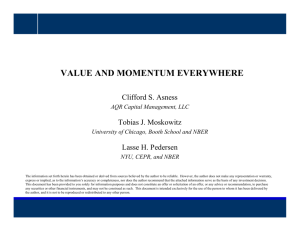 value and momentum everywhere