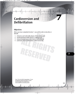 Cardioversion and Defibrillation