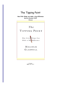 The Tipping Point - Time-Management