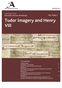 Tudor imagery and Henry VIII