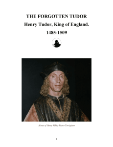the reign of henry vii