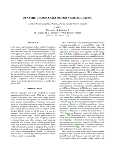 Dynamic Chord Analysis for Symbolic Music