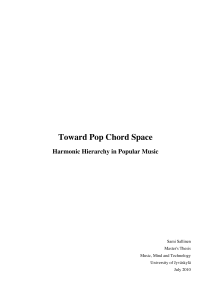 Toward Pop Chord Space - JYX front page