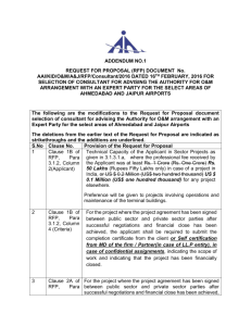Addendum 1 - Airports Authority of India