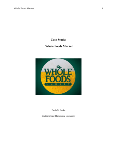 Whole Foods Case Study