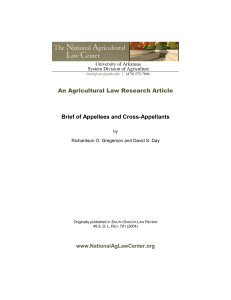 Brief of Appellees and Cross-Appellants