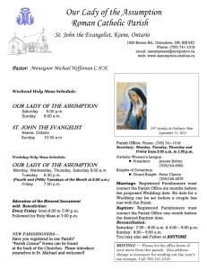 Sep 13, 2015 - Our Lady of the Assumption