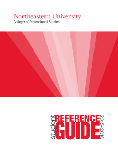 REFERENCE - Northeastern University College of Professional