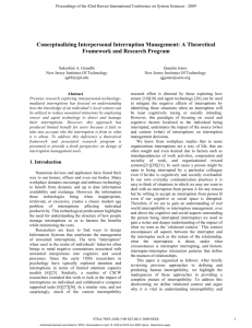 PDF 235KB - Interruptions in Human