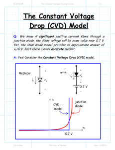 The Constant Voltage Drop (CVD) Model