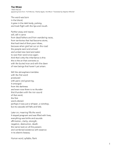 Neruda Poems 2015 - Valencia High School