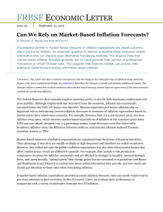 Can We Rely on Market-Based Inflation Forecasts?