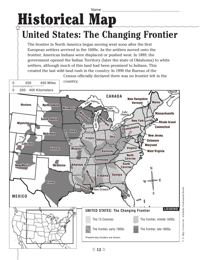 Changes on the Western Frontier Quizlet Diagram