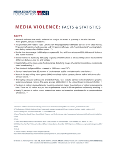 Media Violence Statistics