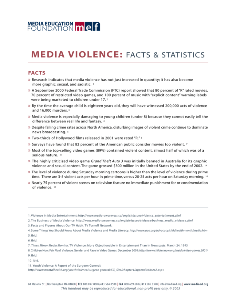 media and violence an analysis of current research