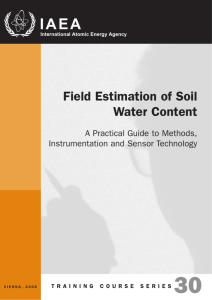 Field Estimation of Soil Water Content