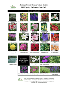 2015 Flower Pictures - Belknap County Conservation District