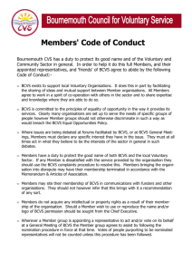 Members' Code of Conduct - Bournemouth Council for Voluntary