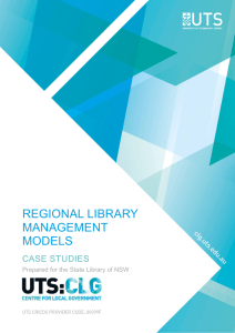 Regional Library Management Models