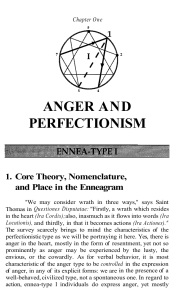 anger and perfectionism