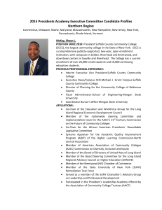 2015 Presidents Academy Executive Committee Candidate Profiles