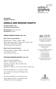 the Angels and Broken Hearts program book