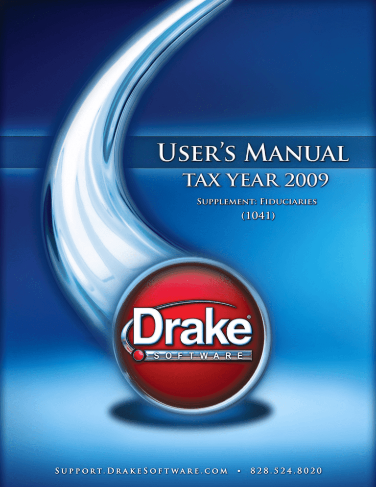 Form 1041A Drake Software