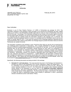 Dear Unitholder: February 26, 2013