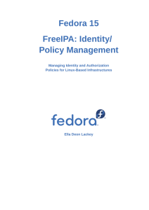 FreeIPA: Identity/Policy Management