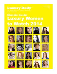 Luxury Women to Watch 2014