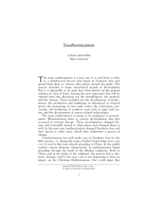 Southernization - University of Hawaii Press