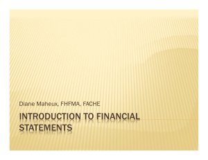 introduction to financial statements