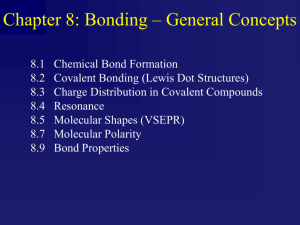 Chapter 8: Bonding – General Concepts