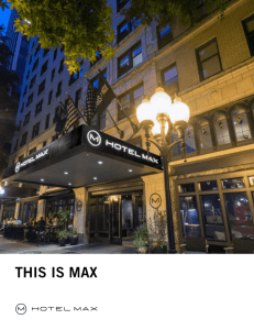 the Hotel Max Press Kit