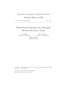 Denotational Semantics for Subtyping Between Recursive Types