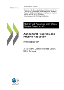 Agricultural Progress and Poverty Reduction