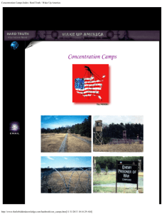Concentration Camps Index: Hard Truth / Wake Up America