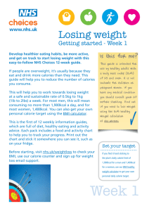 Weight Loss - All weeks