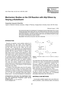 Mechanism Studies on the CSI Reaction with Allyl Ethers by Varying