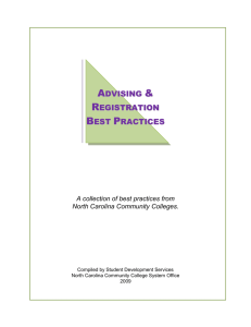 ADVISING REGISTRATION BEST PRACTICES