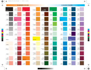 Fondant Color Mix Guide