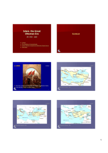 Islam. the Great Ottoman Era