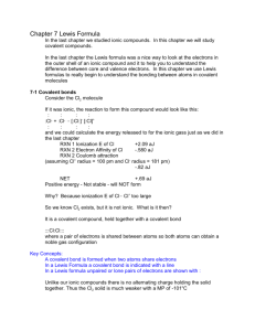 Chapter 7 Lewis Formula