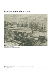 Scotland & the Slave Trade - National Trust for Scotland