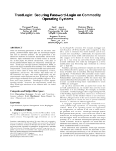 TrustLogin - Computer Science