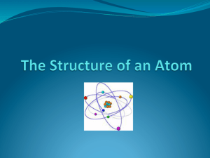 Structure of the Atom Notes